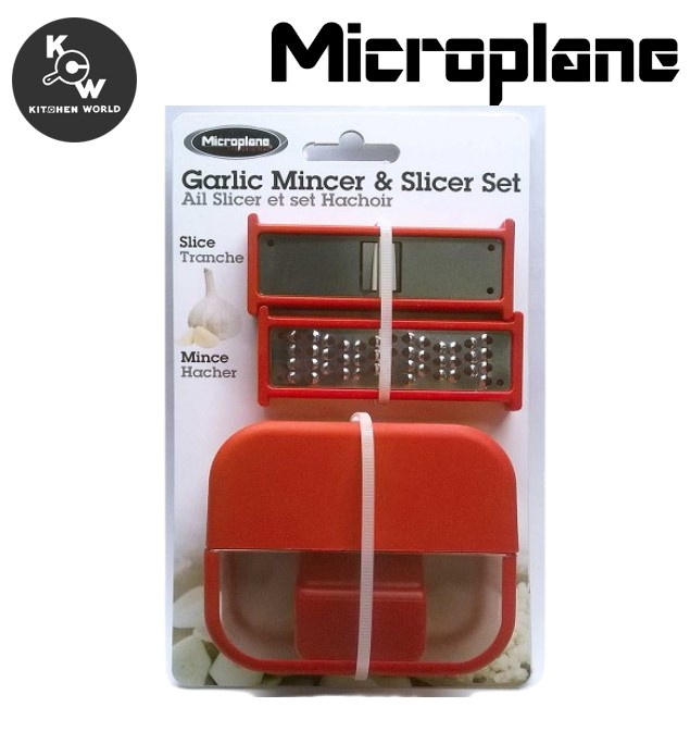 ชุดมีดบดและหั่นกระเทียม Microplane 48148 สีแดง_6